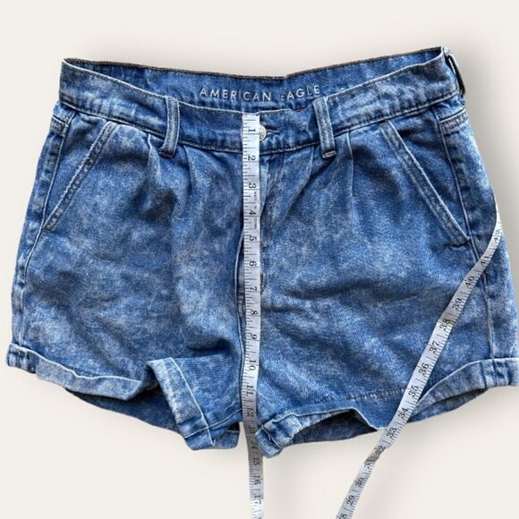 American Eagle Mom Shorts Acid Wash sz 8 - Picture 5 of 8